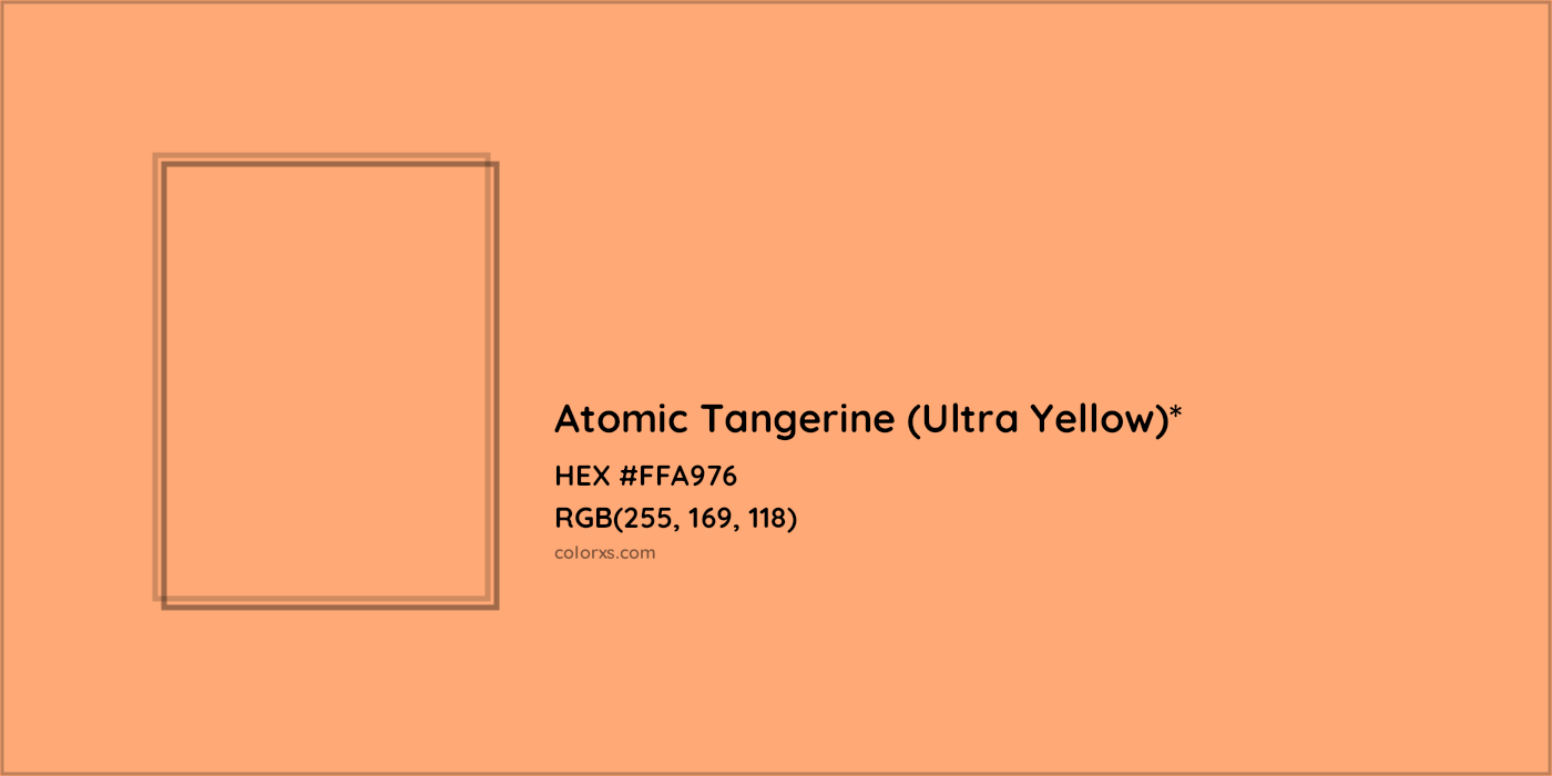 HEX #FFA976 Color Name, Color Code, Palettes, Similar Paints, Images