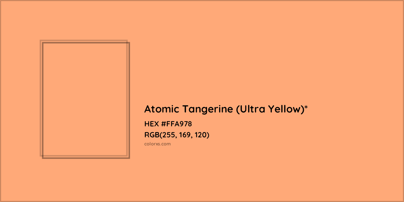 HEX #FFA978 Color Name, Color Code, Palettes, Similar Paints, Images