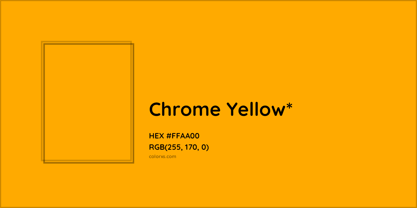 HEX #FFAA00 Color Name, Color Code, Palettes, Similar Paints, Images