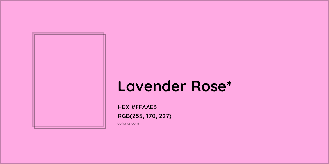 HEX #FFAAE3 Color Name, Color Code, Palettes, Similar Paints, Images