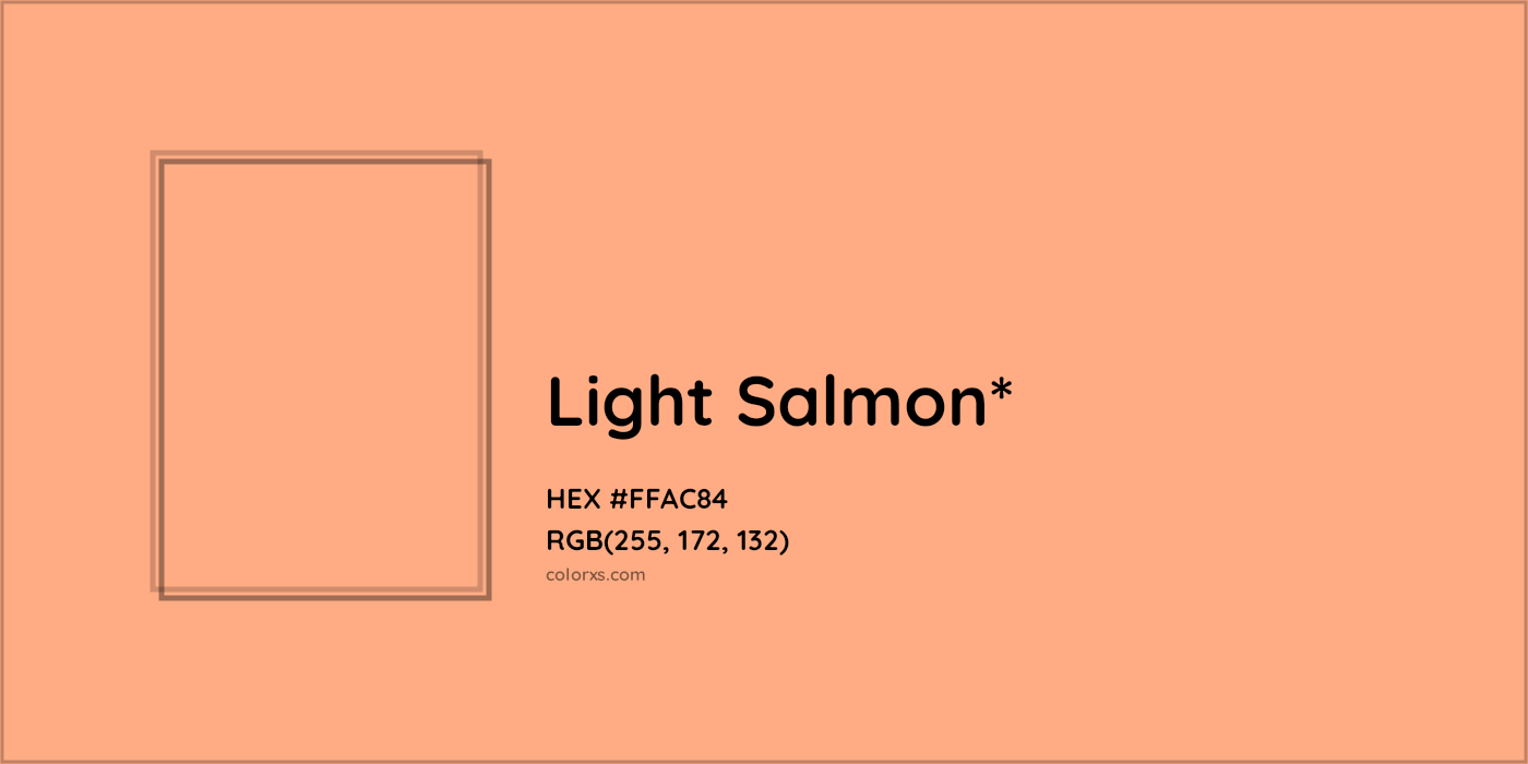 HEX #FFAC84 Color Name, Color Code, Palettes, Similar Paints, Images