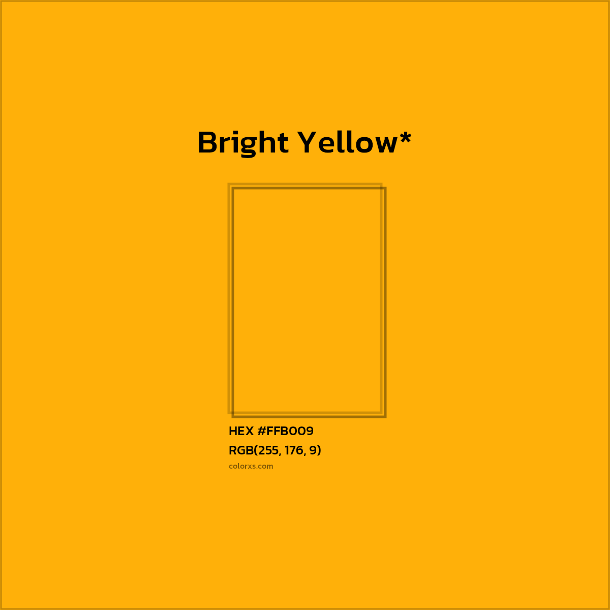 HEX #FFB009 Color Name, Color Code, Palettes, Similar Paints, Images