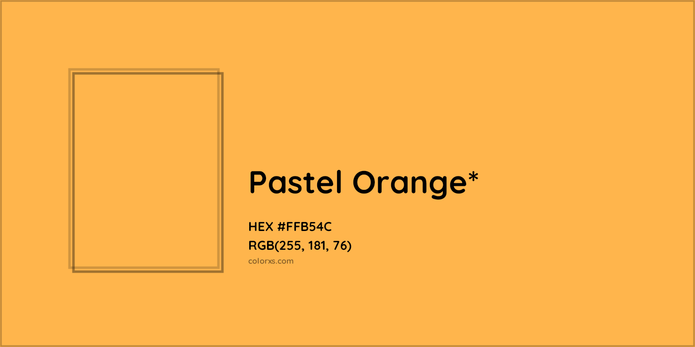 HEX #FFB54C Color Name, Color Code, Palettes, Similar Paints, Images