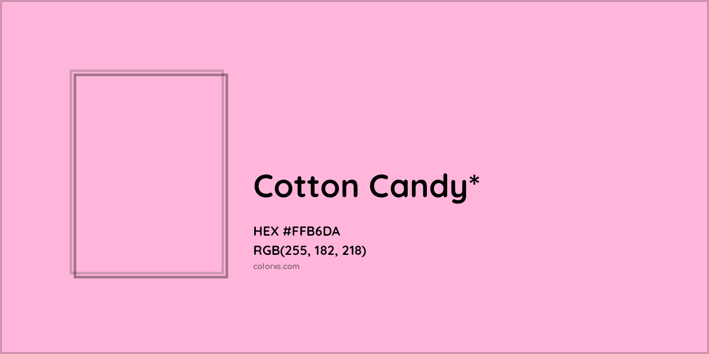HEX #FFB6DA Color Name, Color Code, Palettes, Similar Paints, Images
