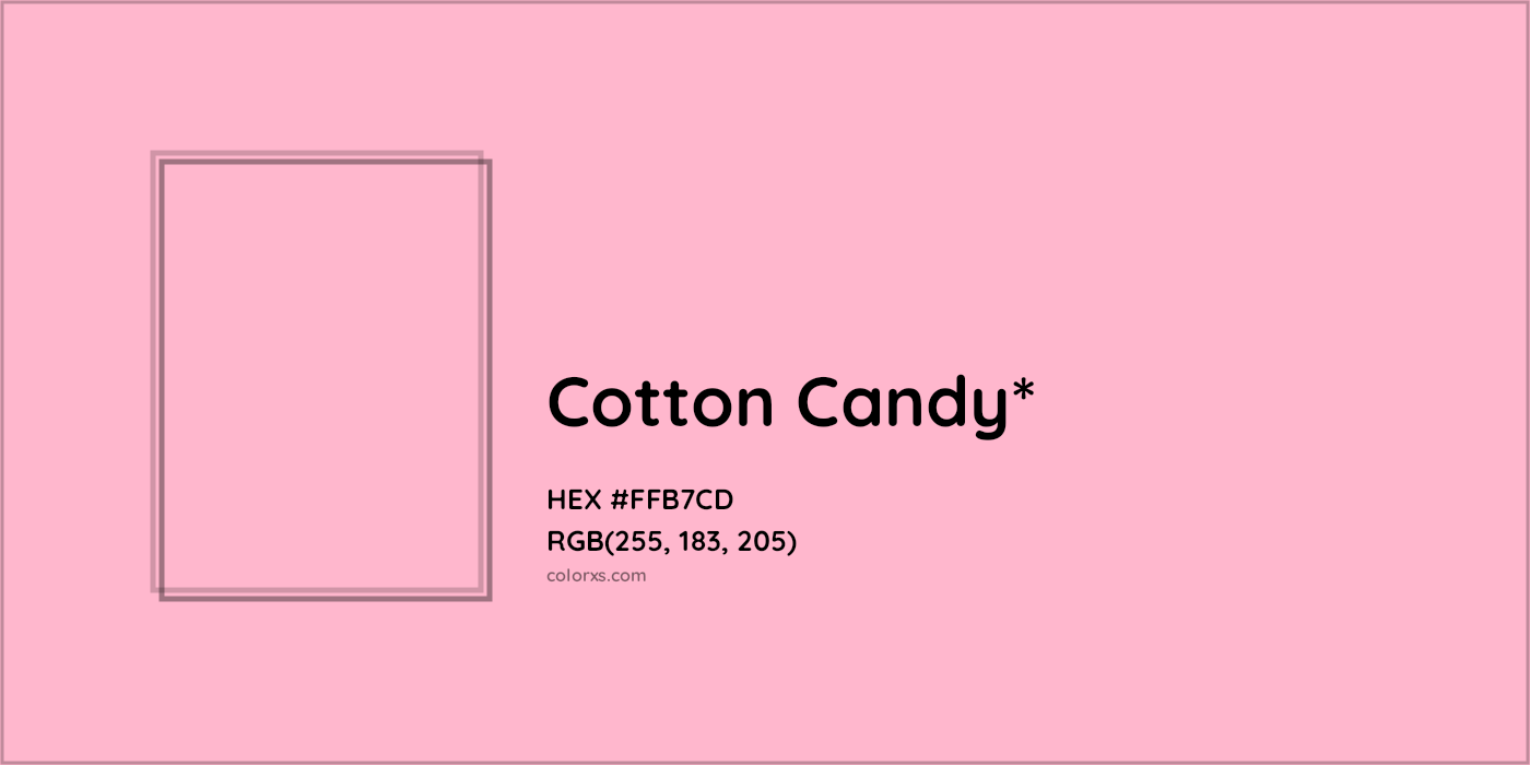 HEX #FFB7CD Color Name, Color Code, Palettes, Similar Paints, Images