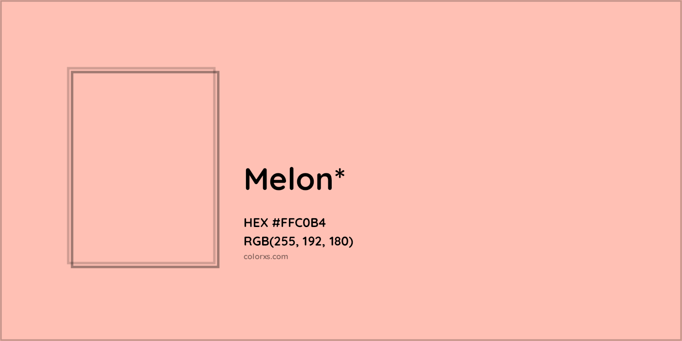 HEX #FFC0B4 Color Name, Color Code, Palettes, Similar Paints, Images