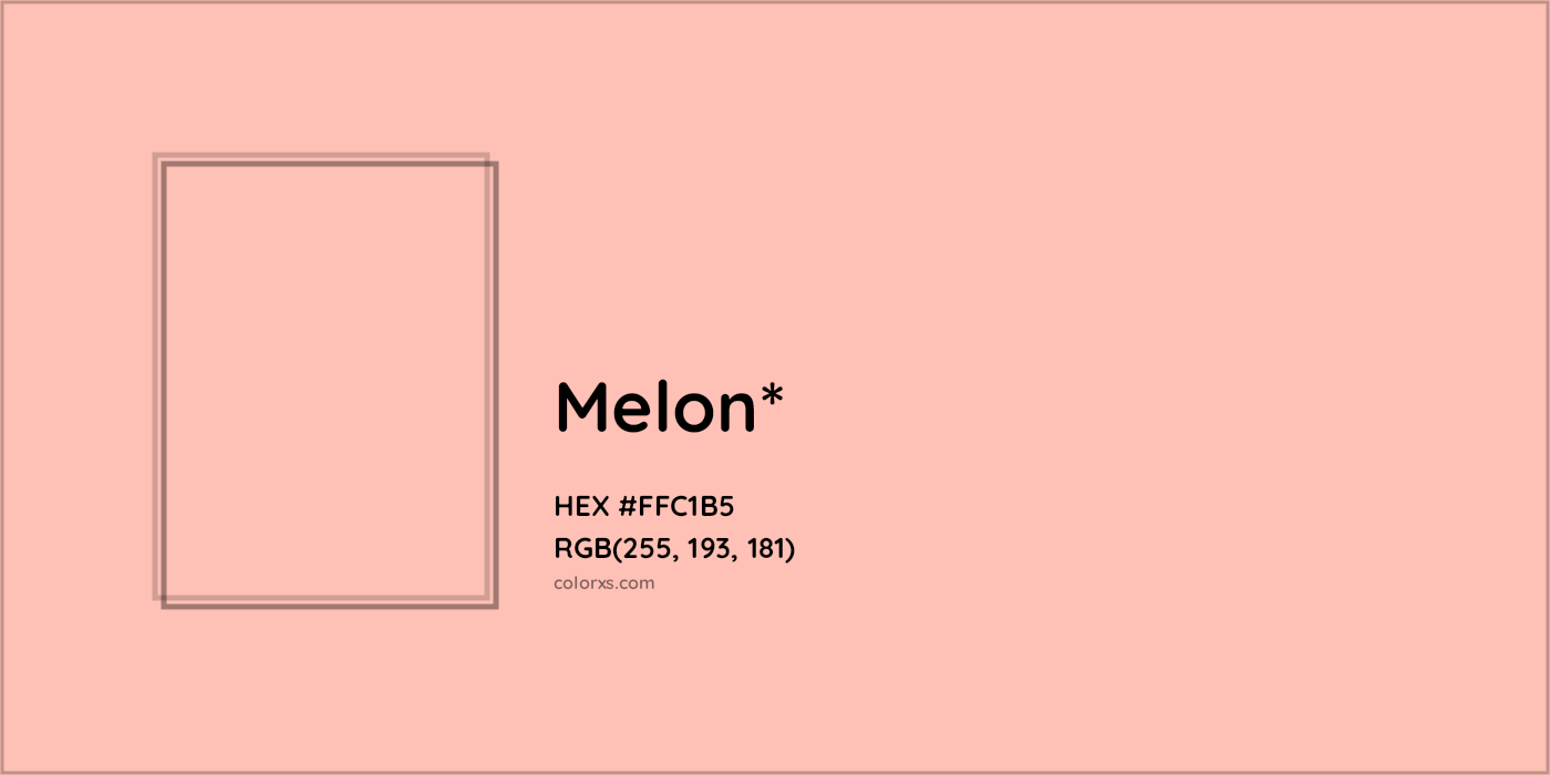 HEX #FFC1B5 Color Name, Color Code, Palettes, Similar Paints, Images