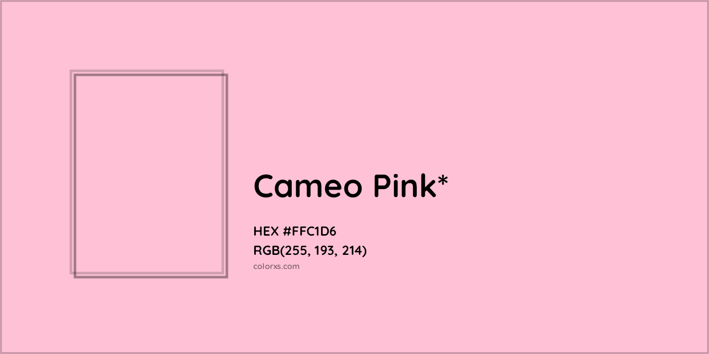 HEX #FFC1D6 Color Name, Color Code, Palettes, Similar Paints, Images