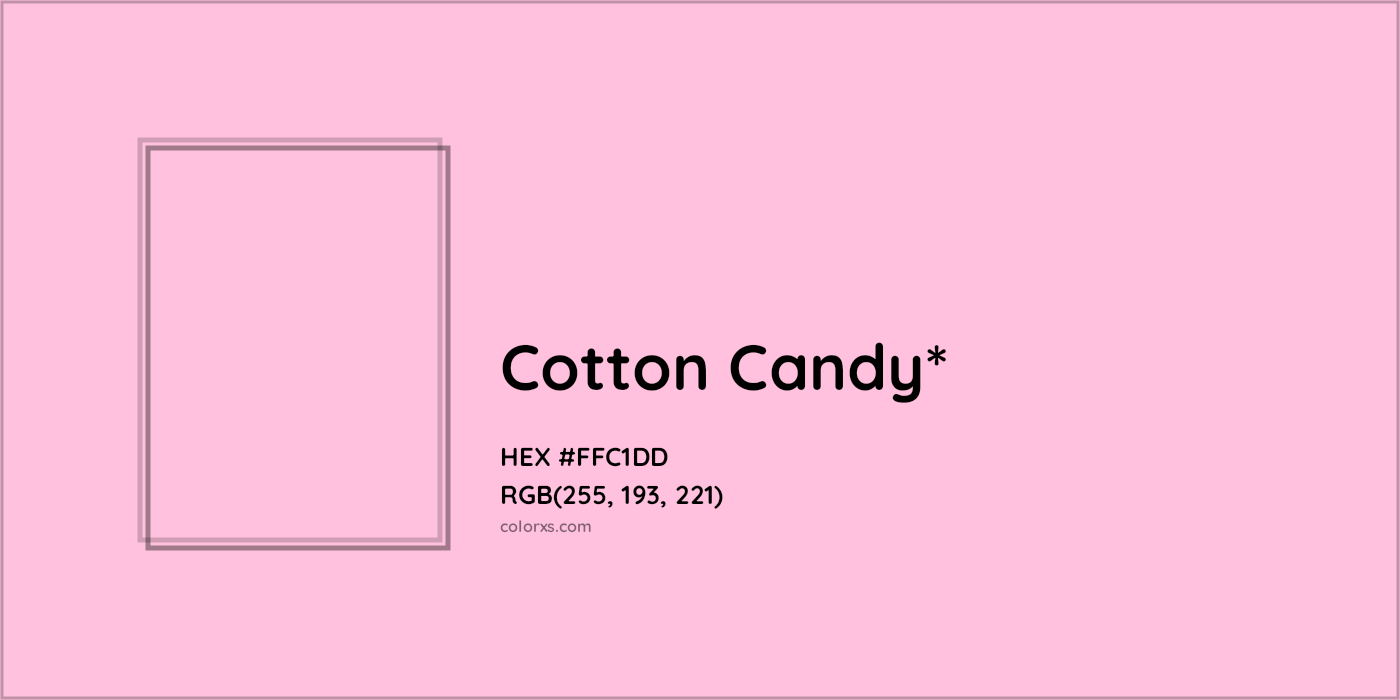 HEX #FFC1DD Color Name, Color Code, Palettes, Similar Paints, Images