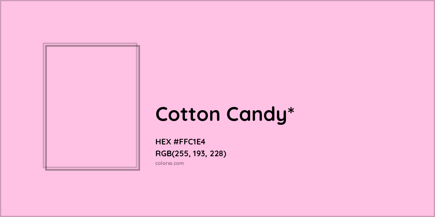 HEX #FFC1E4 Color Name, Color Code, Palettes, Similar Paints, Images