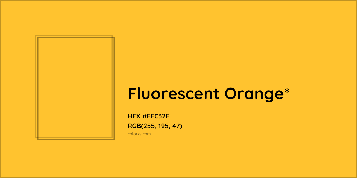 HEX #FFC32F Color Name, Color Code, Palettes, Similar Paints, Images
