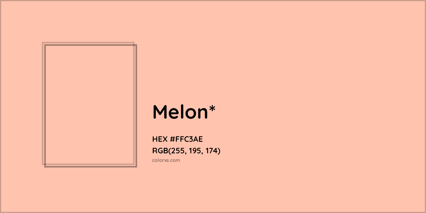 HEX #FFC3AE Color Name, Color Code, Palettes, Similar Paints, Images