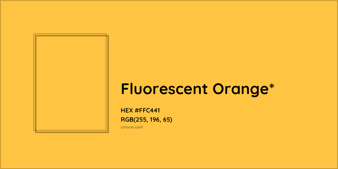 HEX #FFC441 Color Name, Color Code, Palettes, Similar Paints, Images