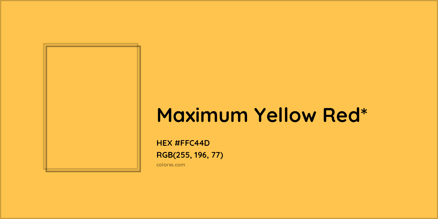 HEX #FFC44D Color Name, Color Code, Palettes, Similar Paints, Images