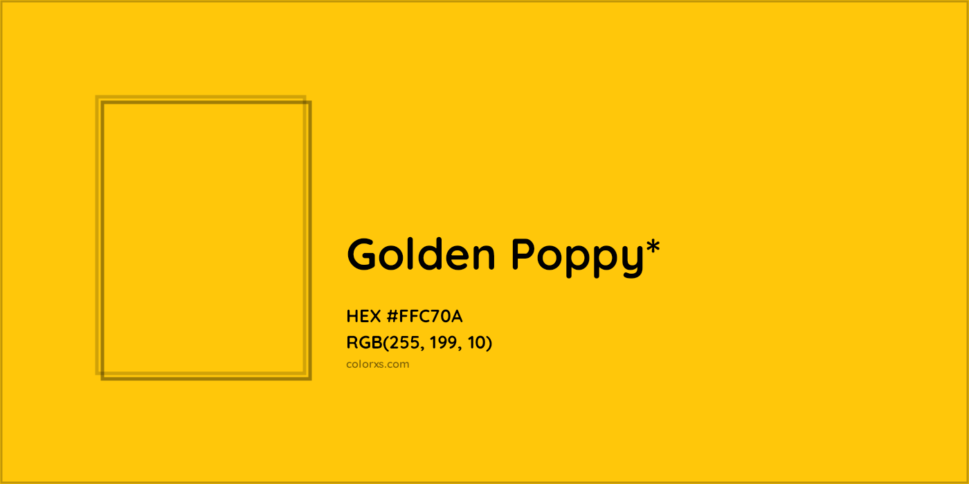 HEX #FFC70A Color Name, Color Code, Palettes, Similar Paints, Images