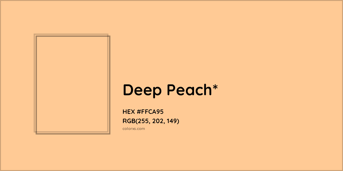 HEX #FFCA95 Color Name, Color Code, Palettes, Similar Paints, Images