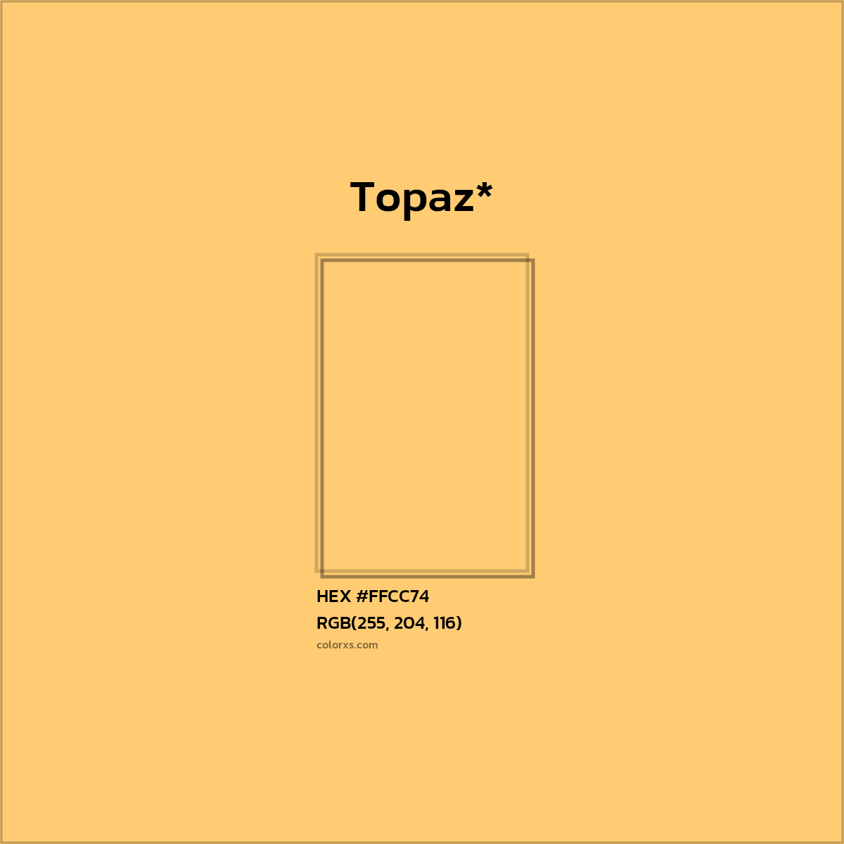 HEX #FFCC74 Color Name, Color Code, Palettes, Similar Paints, Images