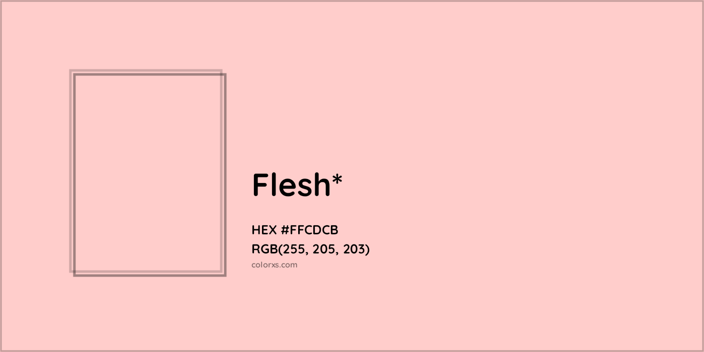 HEX #FFCDCB Color Name, Color Code, Palettes, Similar Paints, Images