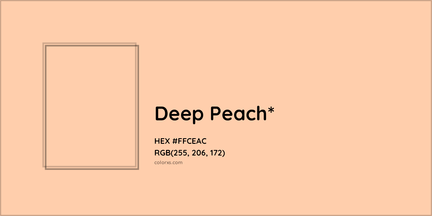 HEX #FFCEAC Color Name, Color Code, Palettes, Similar Paints, Images