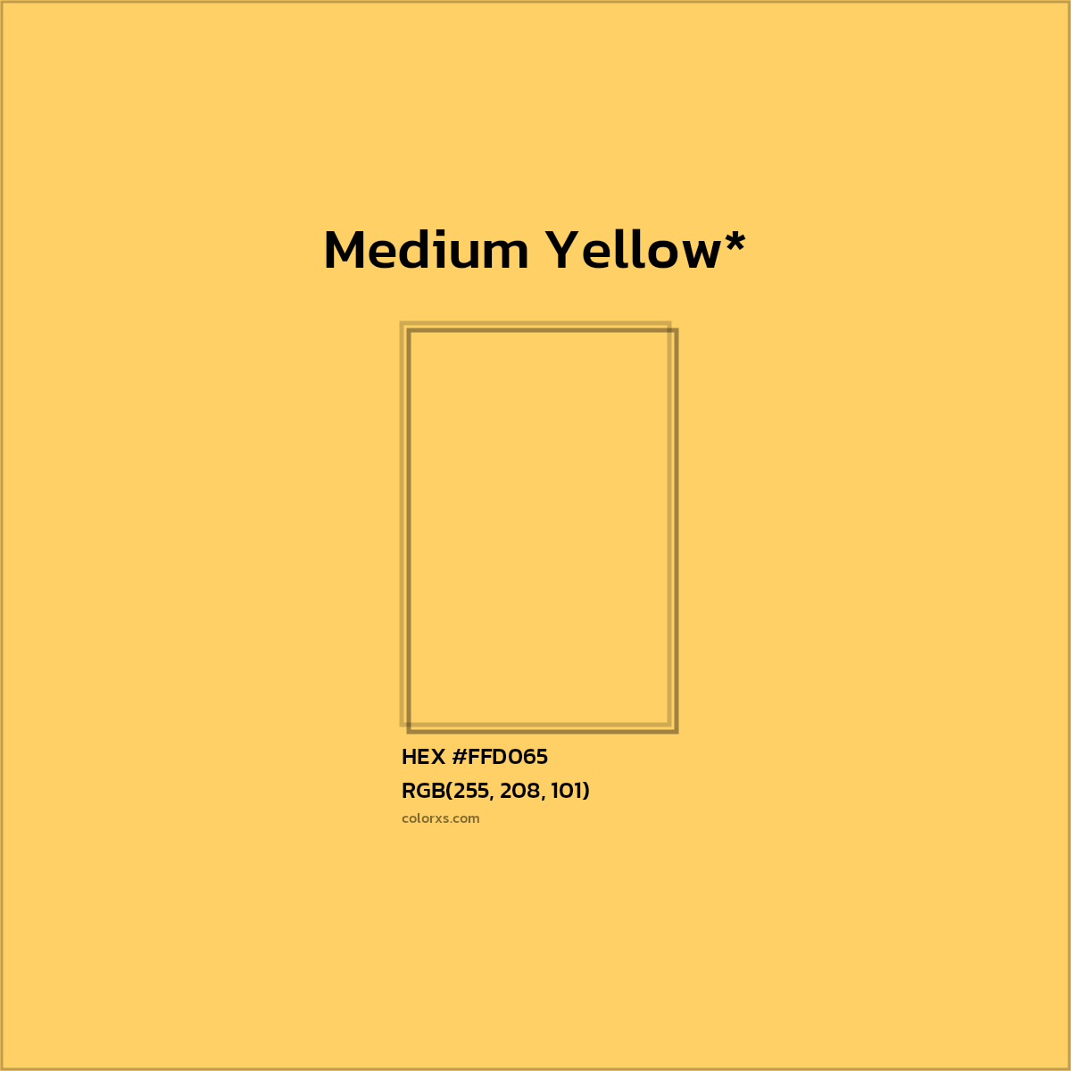 HEX #FFD065 Color Name, Color Code, Palettes, Similar Paints, Images