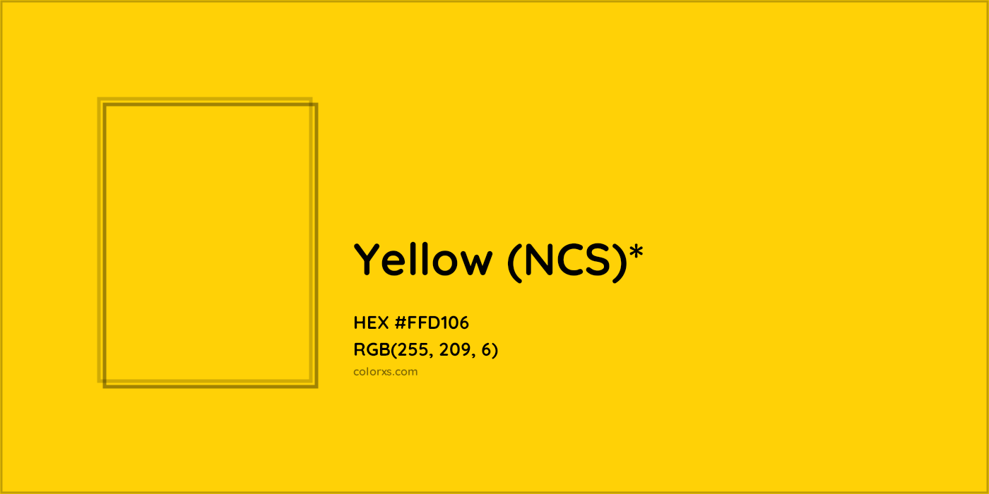 HEX #FFD106 Color Name, Color Code, Palettes, Similar Paints, Images
