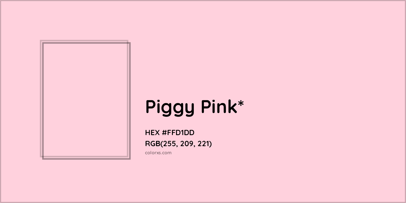 HEX #FFD1DD Color Name, Color Code, Palettes, Similar Paints, Images