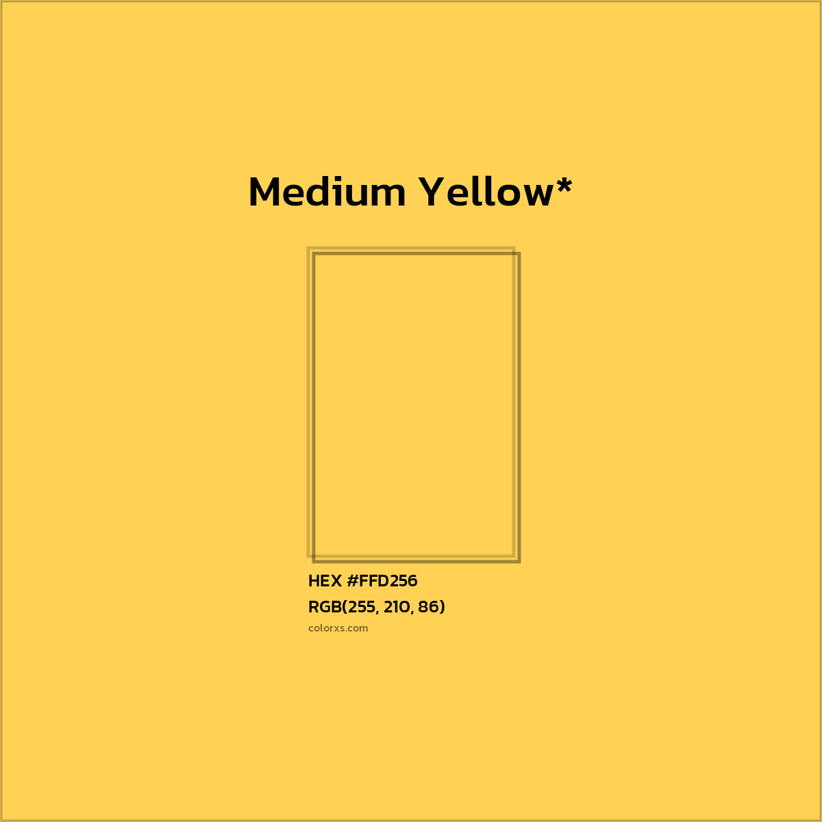 HEX #FFD256 Color Name, Color Code, Palettes, Similar Paints, Images