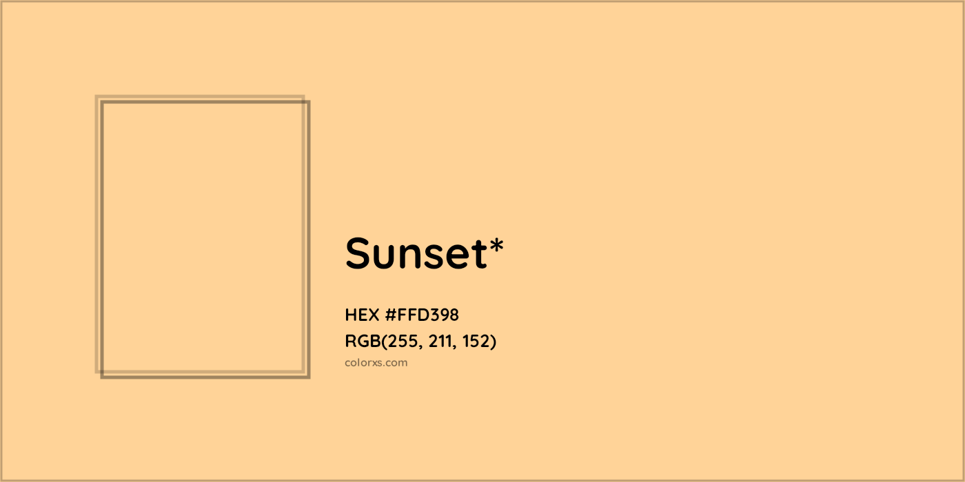 HEX #FFD398 Color Name, Color Code, Palettes, Similar Paints, Images