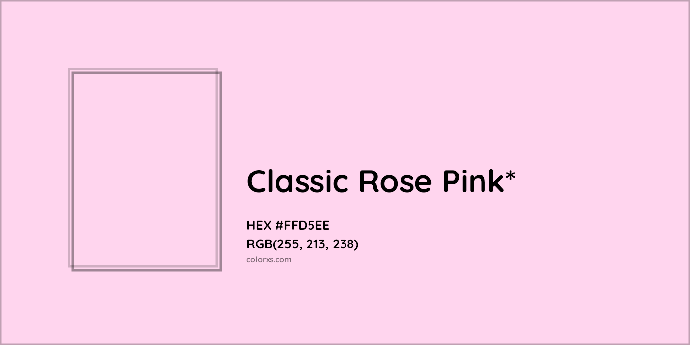 HEX #FFD5EE Color Name, Color Code, Palettes, Similar Paints, Images