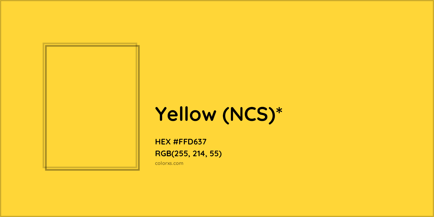 HEX #FFD637 Color Name, Color Code, Palettes, Similar Paints, Images