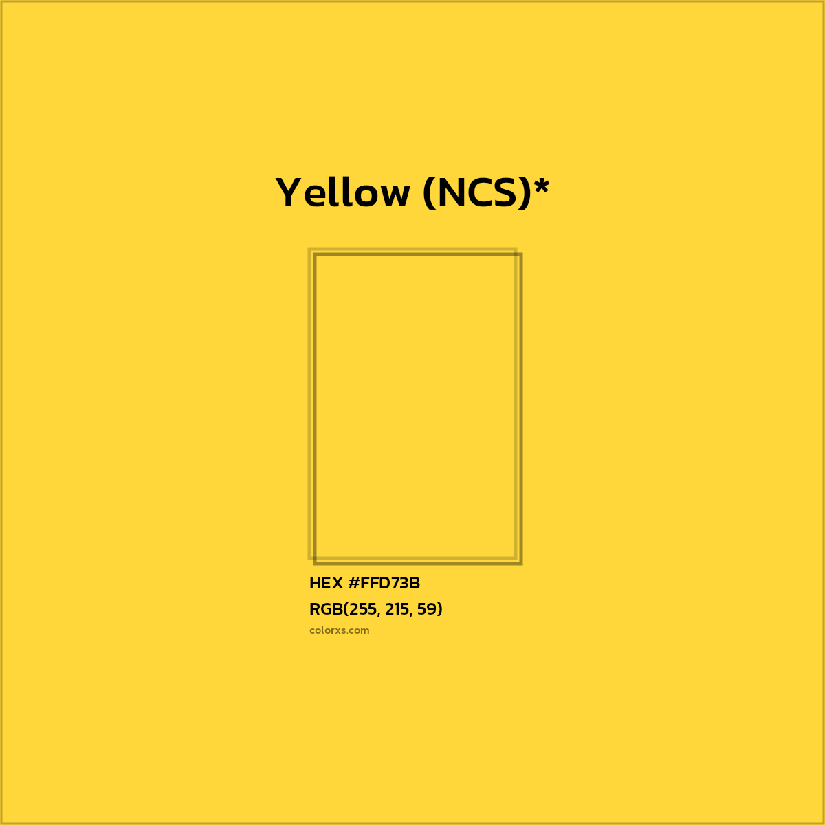 HEX #FFD73B Color Name, Color Code, Palettes, Similar Paints, Images