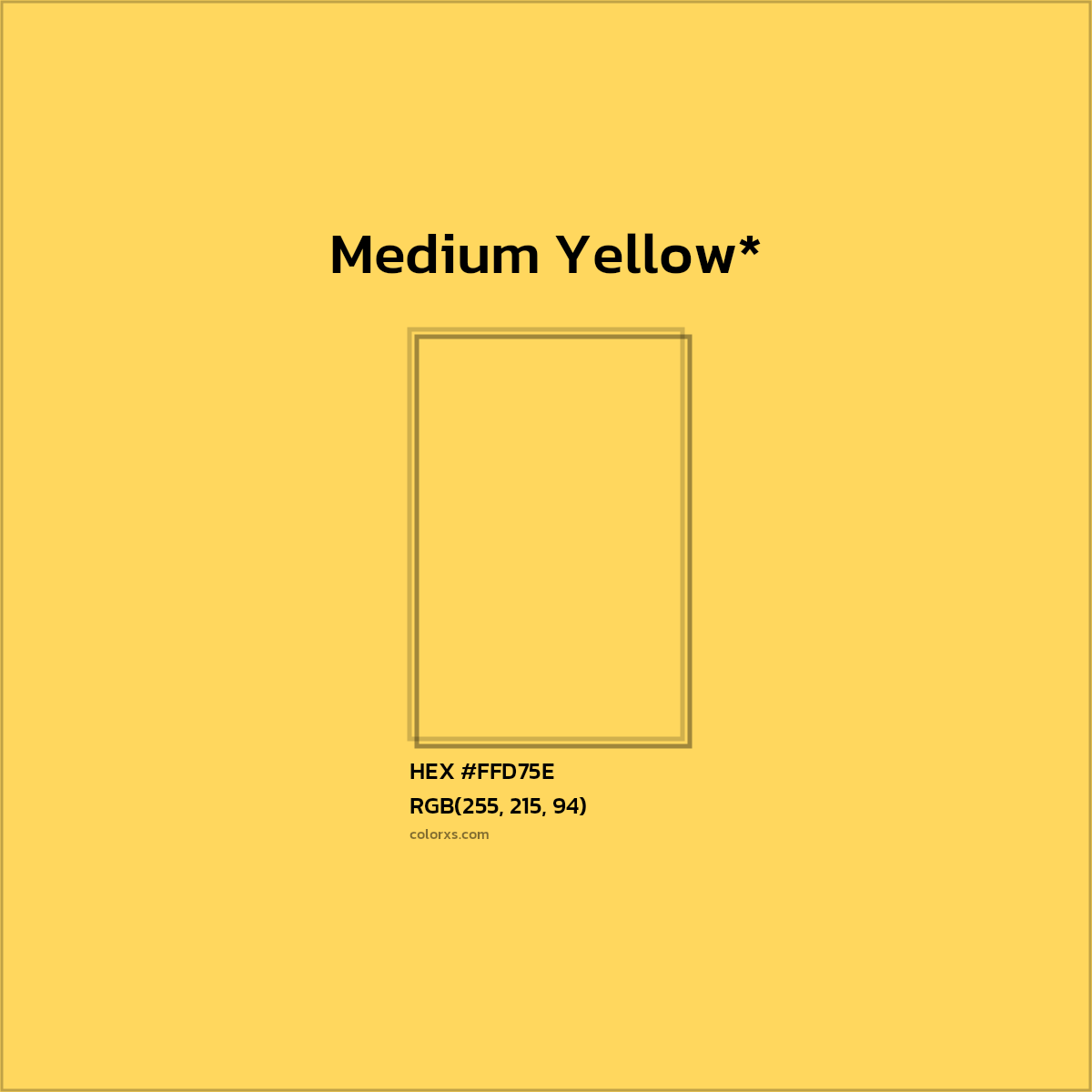 HEX #FFD75E Color Name, Color Code, Palettes, Similar Paints, Images