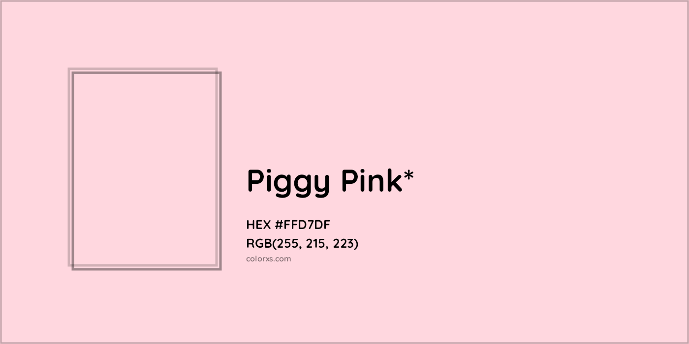HEX #FFD7DF Color Name, Color Code, Palettes, Similar Paints, Images