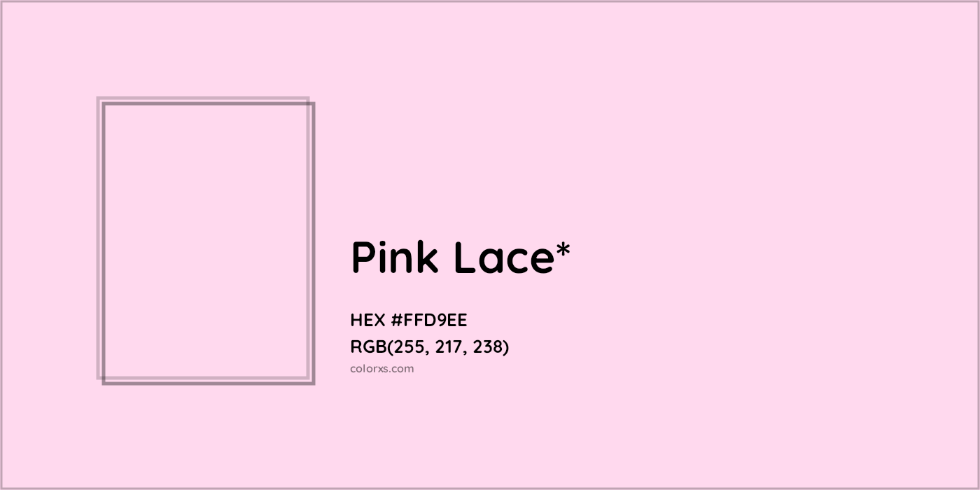 HEX #FFD9EE Color Name, Color Code, Palettes, Similar Paints, Images