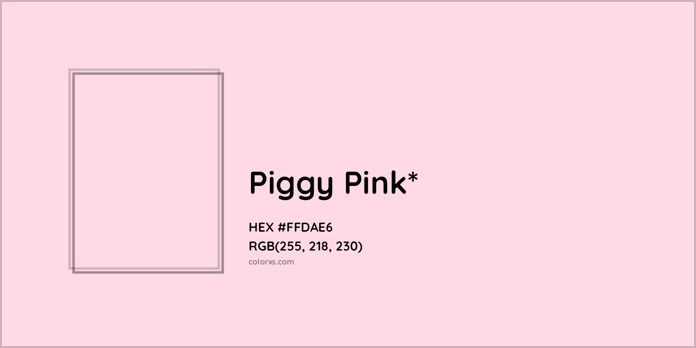 HEX #FFDAE6 Color Name, Color Code, Palettes, Similar Paints, Images