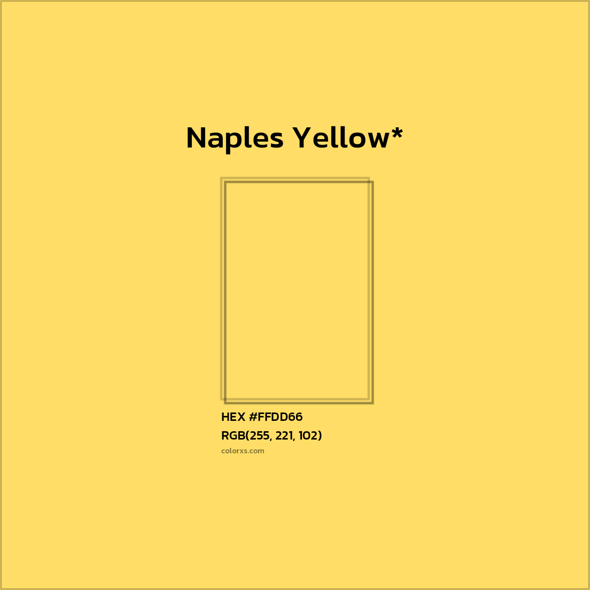 HEX #FFDD66 Color Name, Color Code, Palettes, Similar Paints, Images