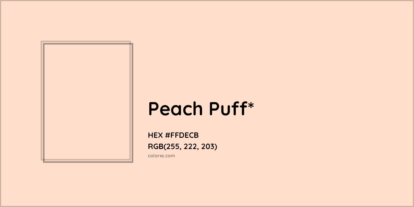HEX #FFDECB Color Name, Color Code, Palettes, Similar Paints, Images