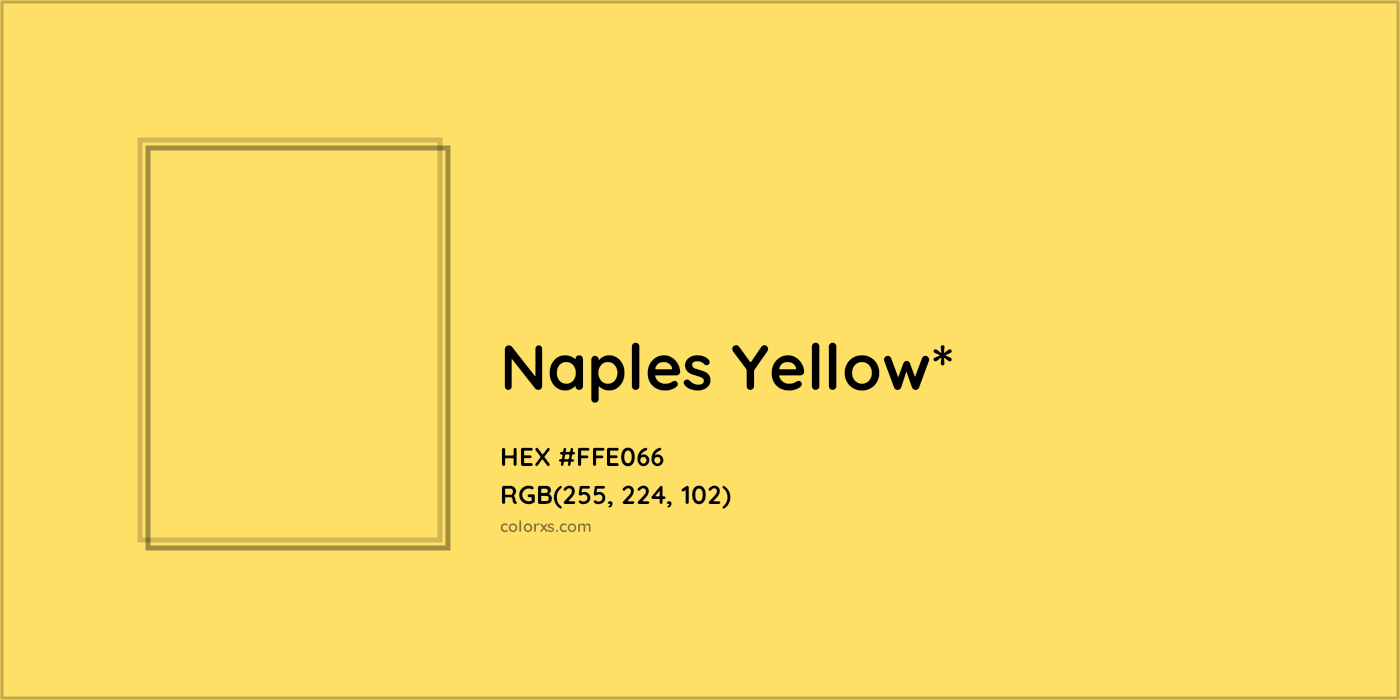 HEX #FFE066 Color Name, Color Code, Palettes, Similar Paints, Images