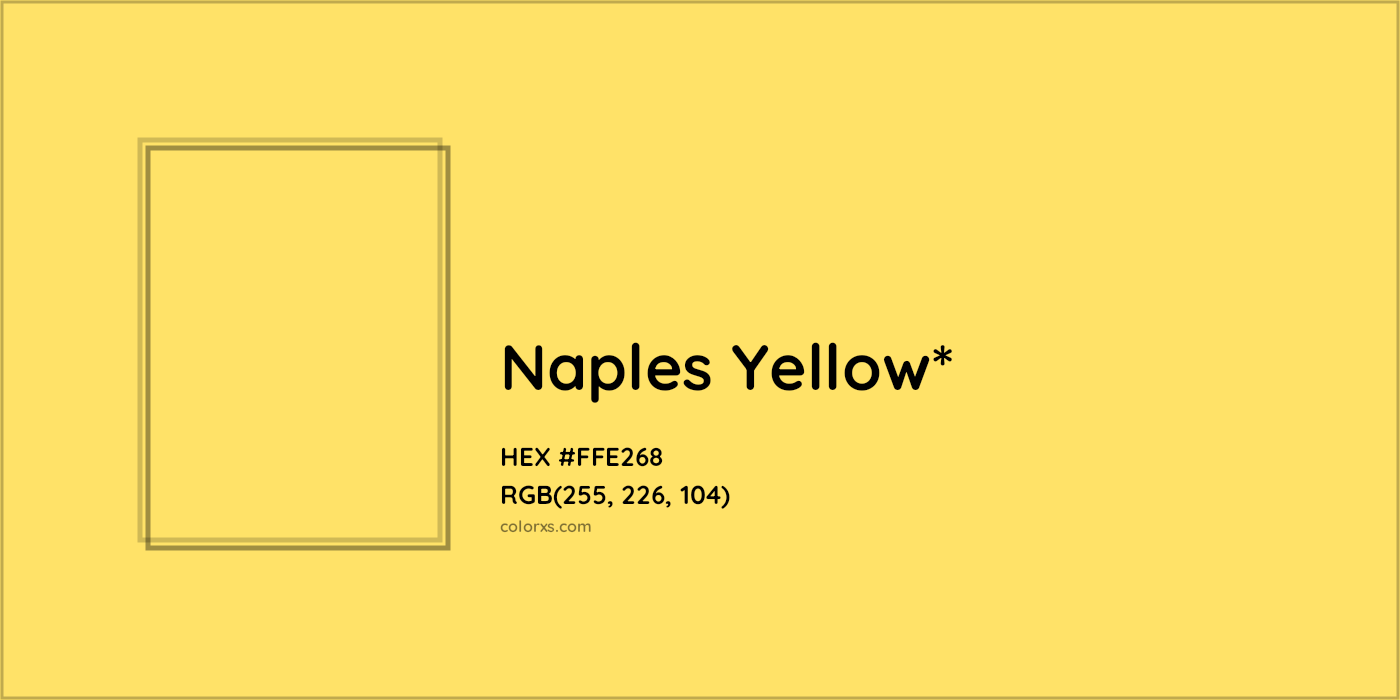 HEX #FFE268 Color Name, Color Code, Palettes, Similar Paints, Images