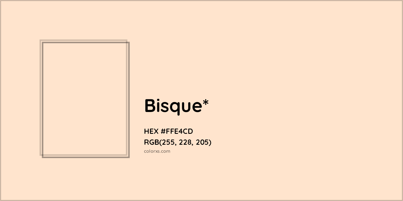 HEX #FFE4CD Color Name, Color Code, Palettes, Similar Paints, Images