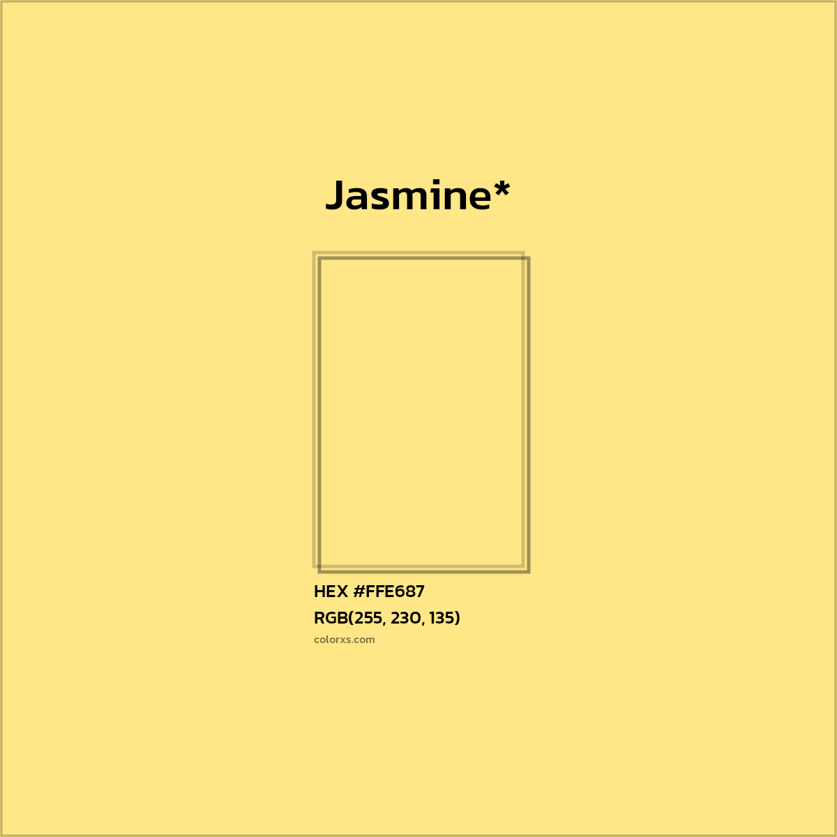 HEX #FFE687 Color Name, Color Code, Palettes, Similar Paints, Images