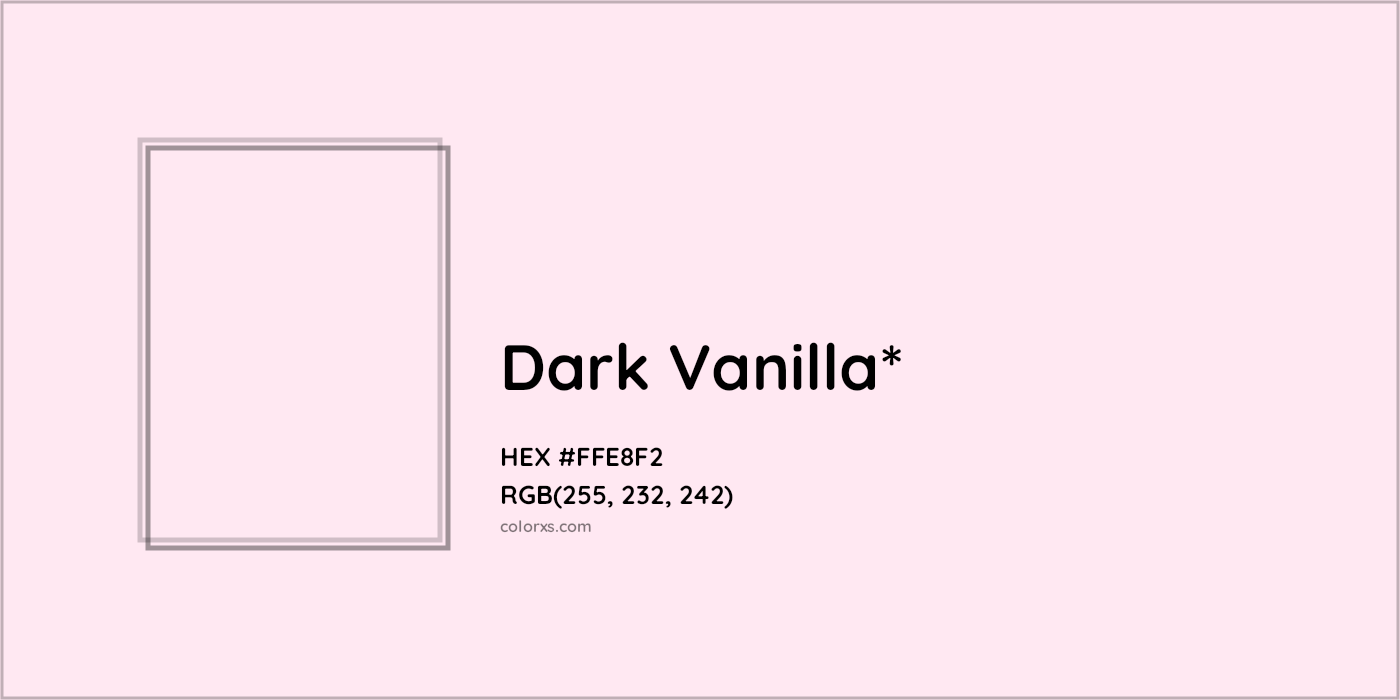 HEX #FFE8F2 Color Name, Color Code, Palettes, Similar Paints, Images