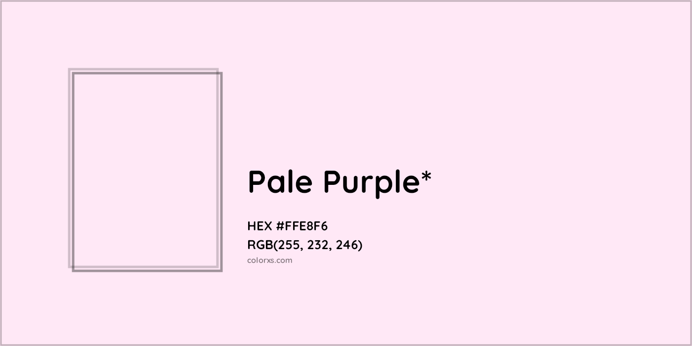 HEX #FFE8F6 Color Name, Color Code, Palettes, Similar Paints, Images