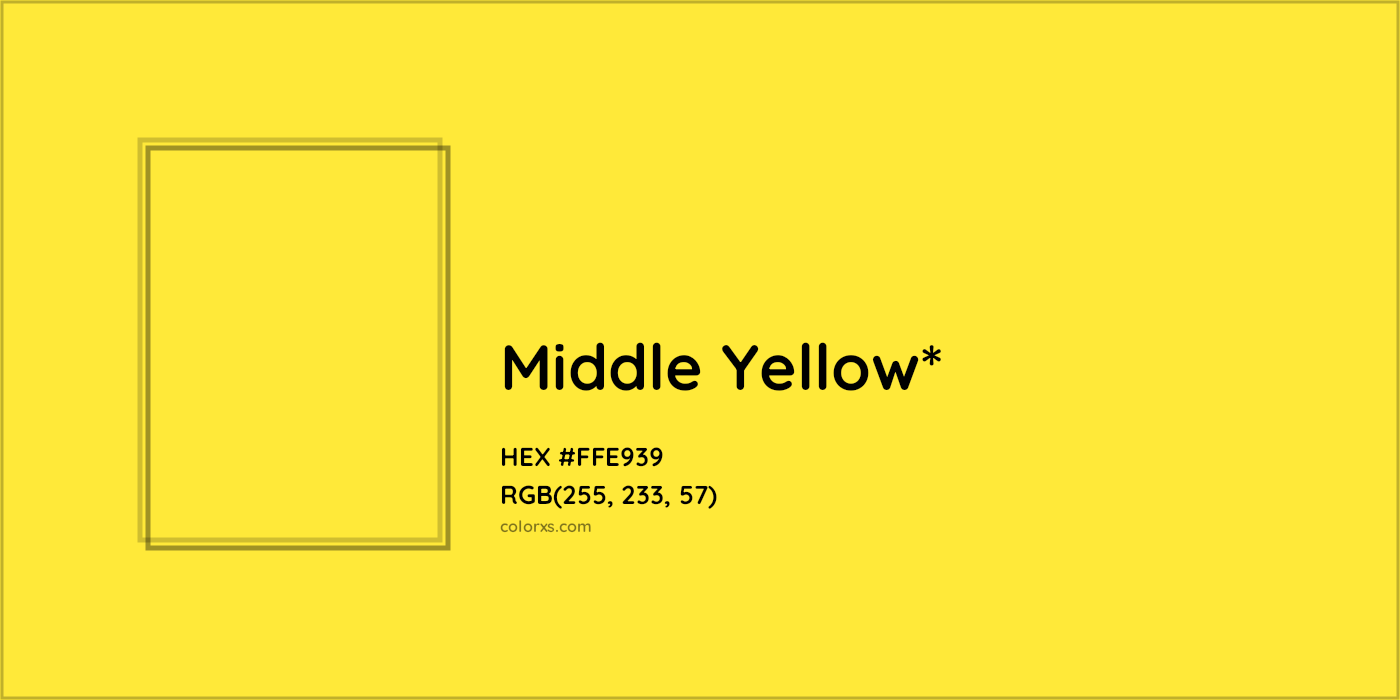 HEX #FFE939 Color Name, Color Code, Palettes, Similar Paints, Images