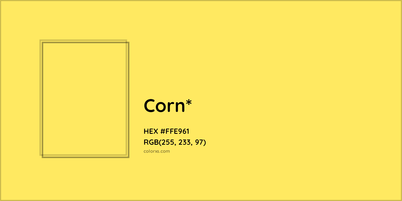 HEX #FFE961 Color Name, Color Code, Palettes, Similar Paints, Images