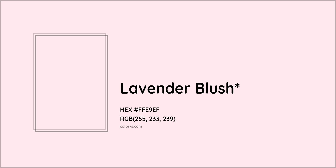 HEX #FFE9EF Color Name, Color Code, Palettes, Similar Paints, Images