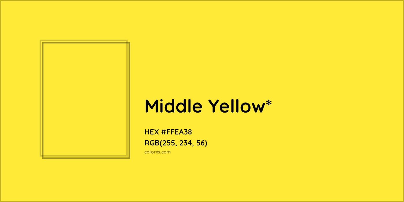HEX #FFEA38 Color Name, Color Code, Palettes, Similar Paints, Images