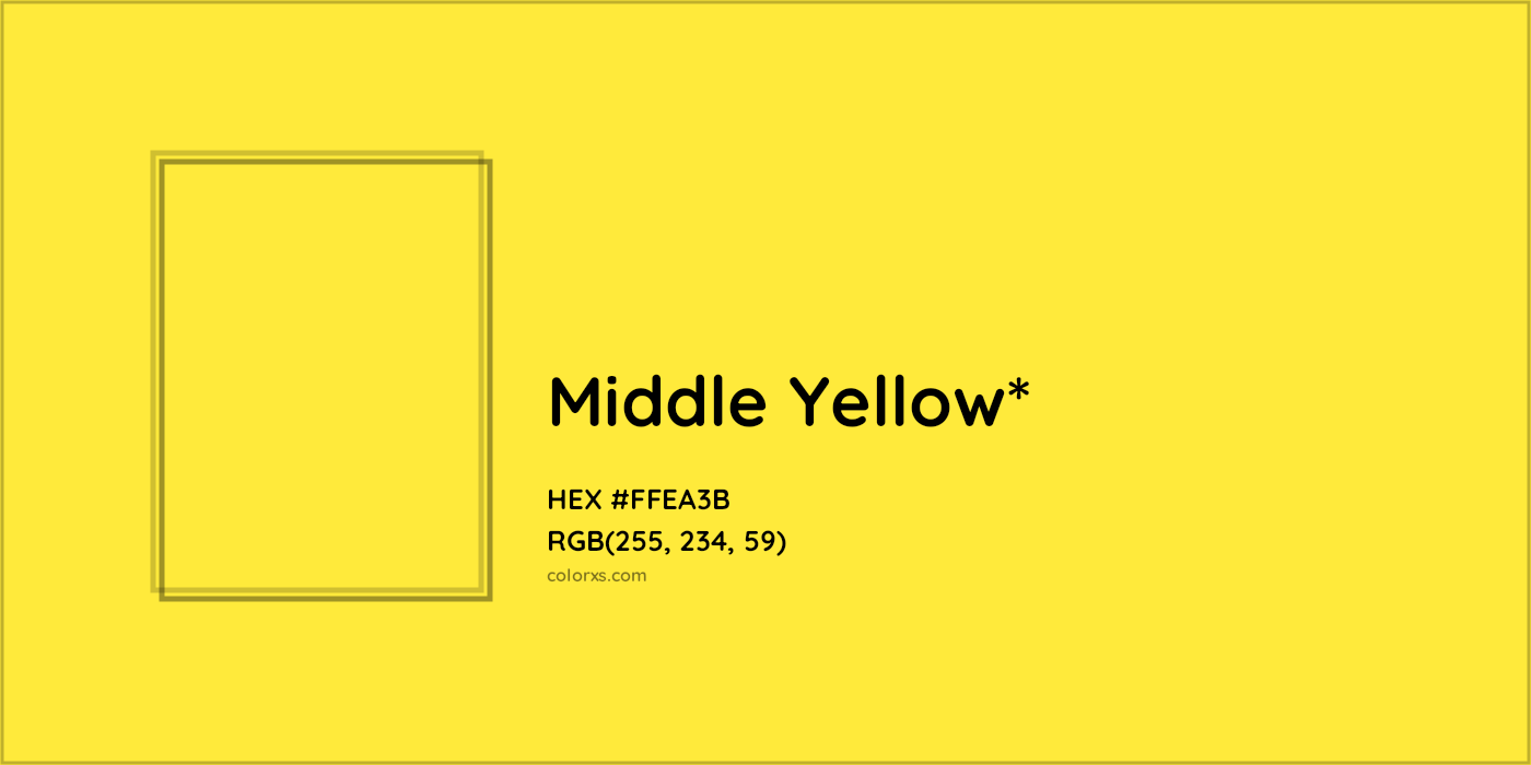 HEX #FFEA3B Color Name, Color Code, Palettes, Similar Paints, Images