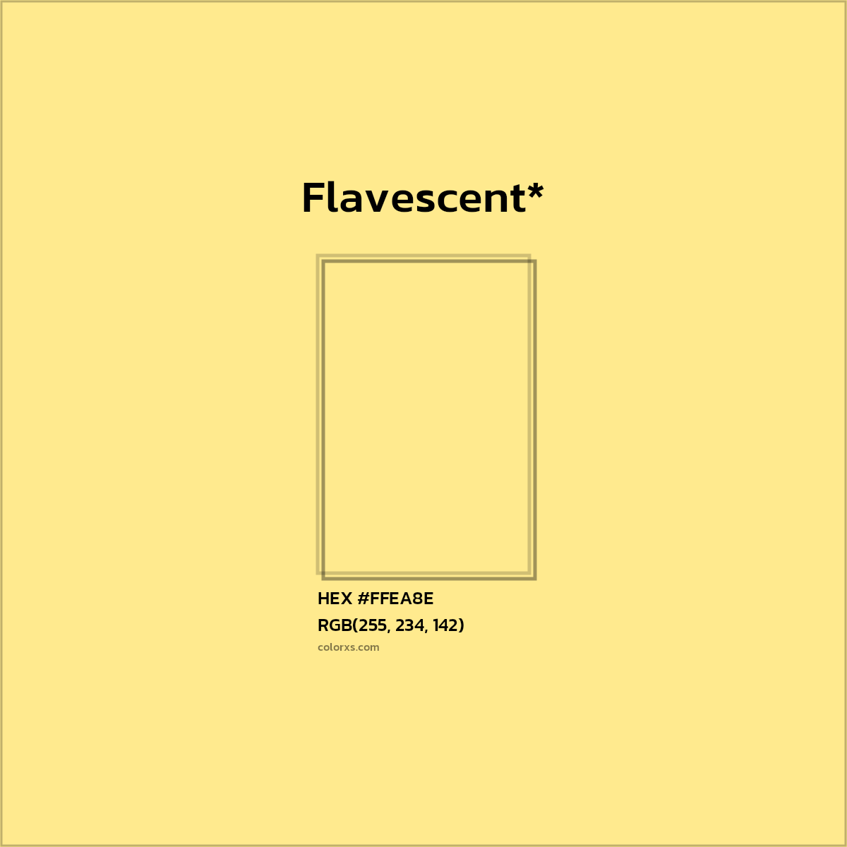 HEX #FFEA8E Color Name, Color Code, Palettes, Similar Paints, Images