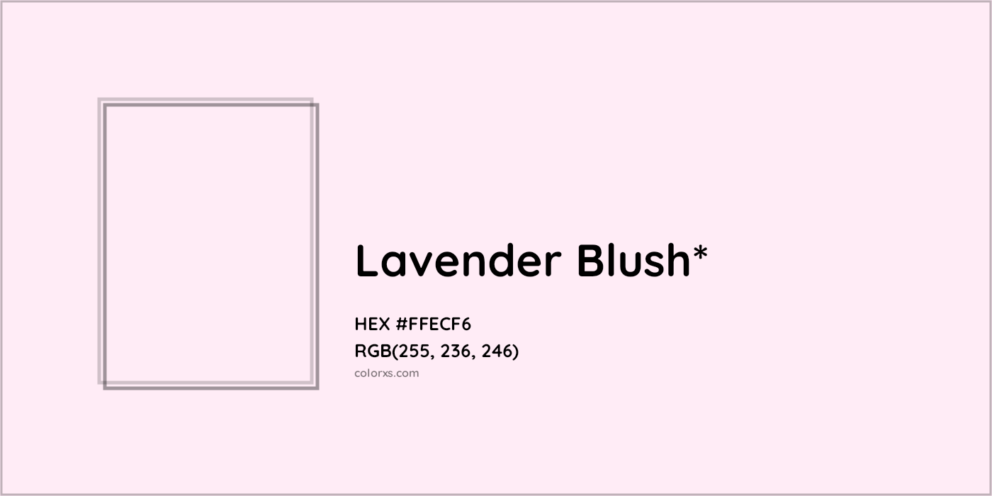 HEX #FFECF6 Color Name, Color Code, Palettes, Similar Paints, Images